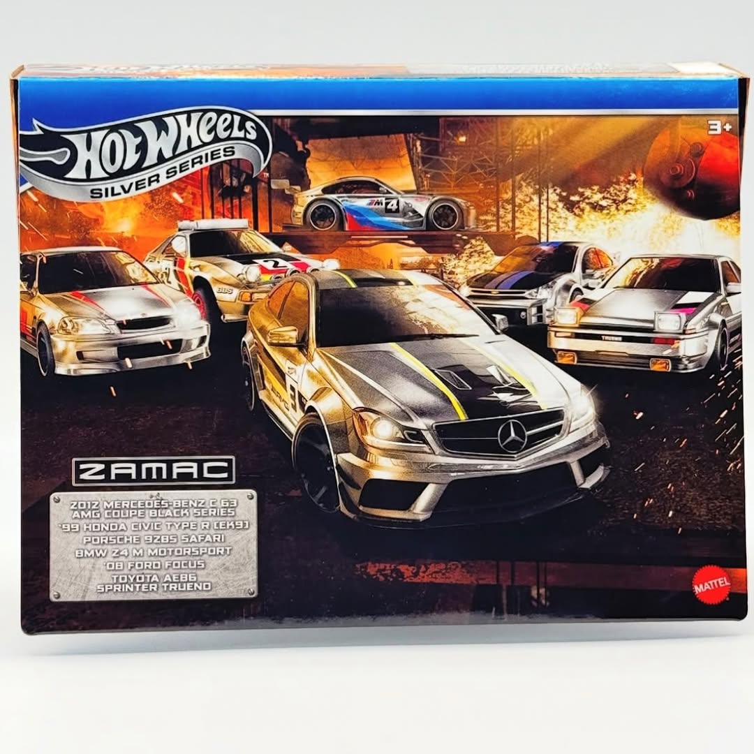 Hot Wheels Hot Wheels 6 car equipment ZAMAC set Japanese street Dat-san, Toyota Mazda
