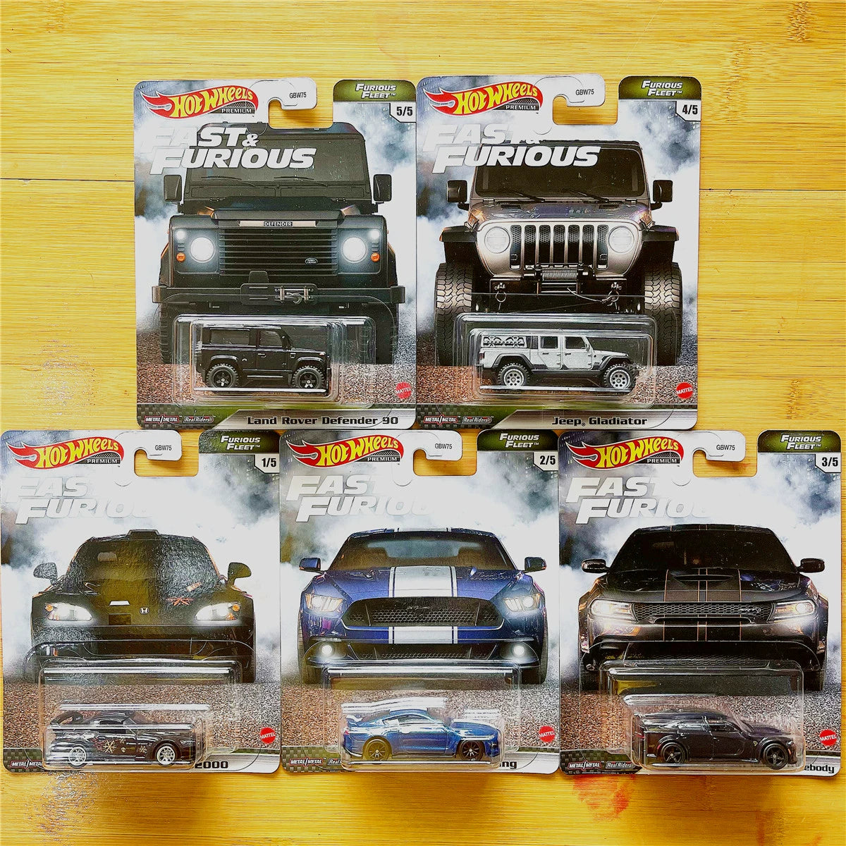 Hot Wheels Rápidos y Furiosos Flota Furiosa 2021