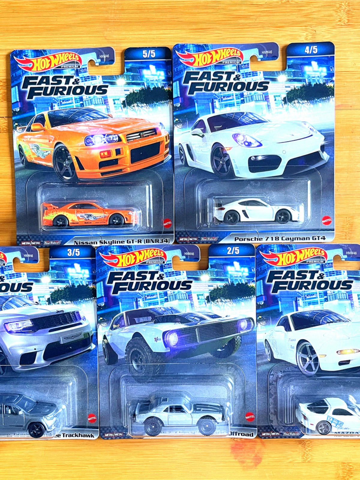 HOTWHEELS Europe Fast & Furious Collection HNR88 Model GBW75 Speedmaster Nissan HNW46